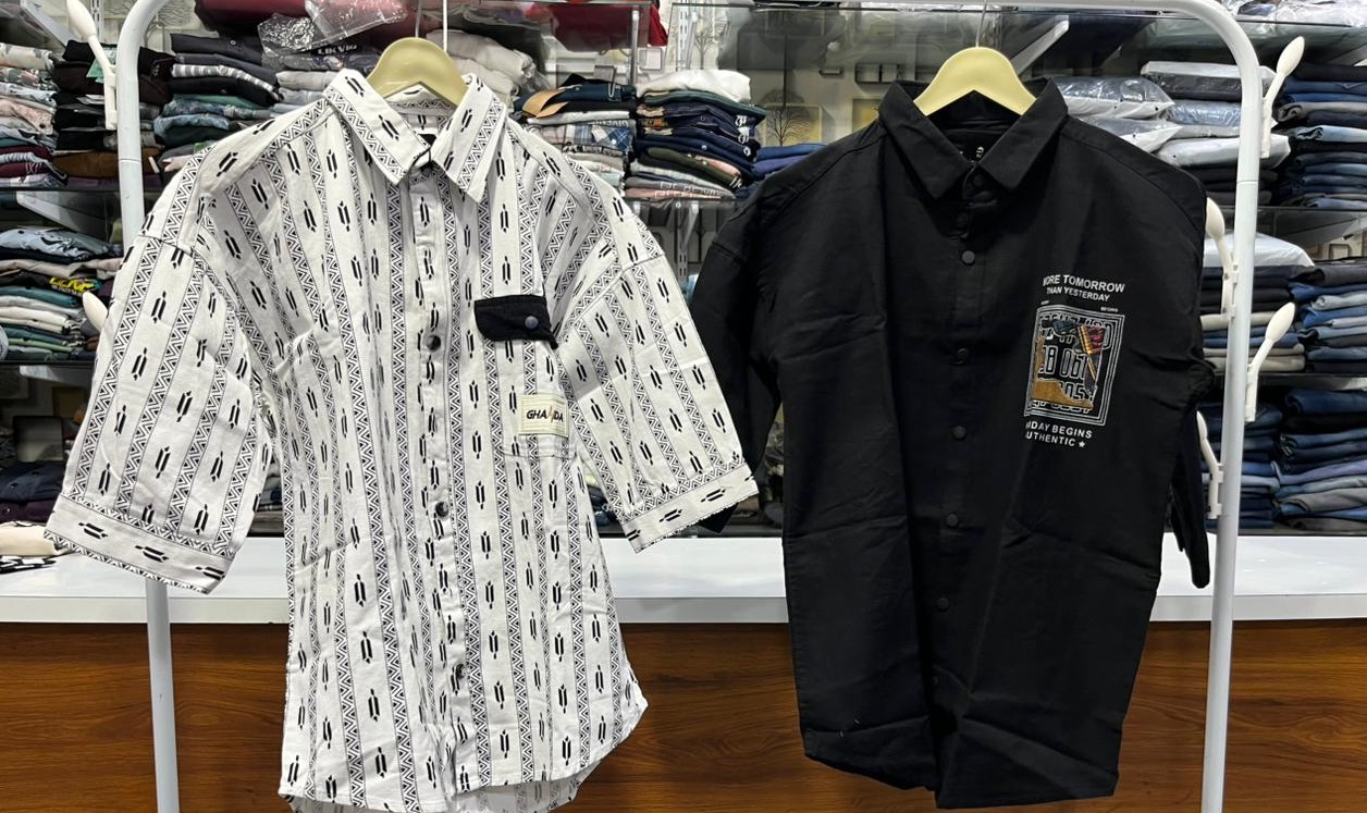 Black and white menswear