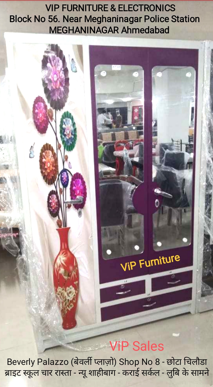 3 door Steel Cupboard for Domestic use. Marriage Package